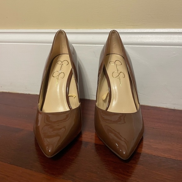 Women’s Jessica Simpson Brown Heels Size 8.5 - Picture 4 of 6